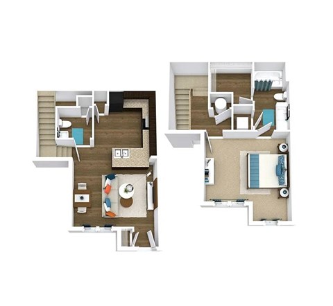 medallion floor plan of GreenVue in Richardson, TX
